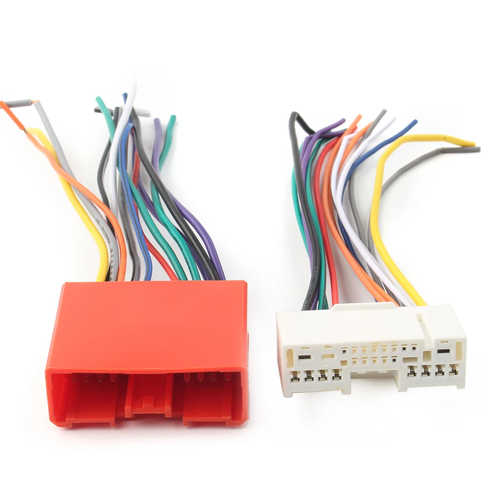 Автомобильное стерео радио установка штекер + гнездо 24-Pin сменный провод набор