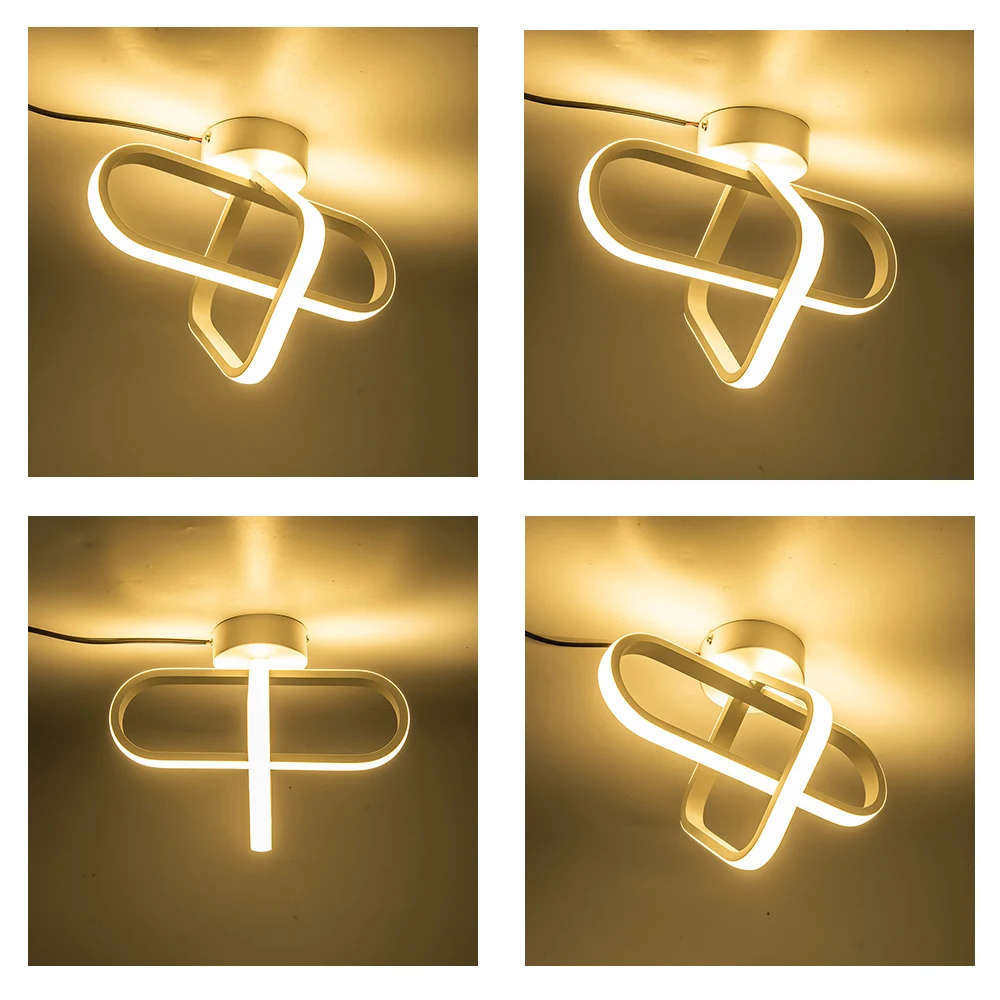 Moderno Led pasillo lámpara de techo de la luz guardarropa pasillo balcón techo de Hall luces de la decoración del hogar de Lustering luminaria