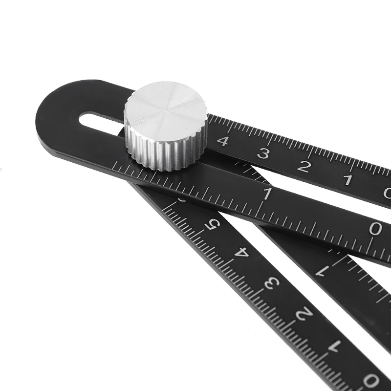 

2021 New Multifunction Measuring Rulers 12-Fold Alloy Finder Template Positioning Tools