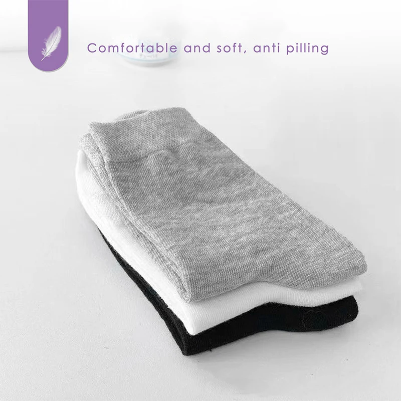 

Мужские черно-белые хлопковые Дышащие носки дезодорирующие носки, мужские деловые носки повседневные деловые, впитывающие пот