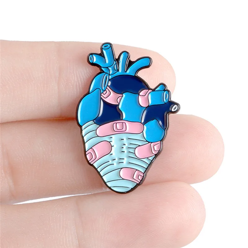 Oil Drop Alloy Brooches Band-aid Heart Shape for Doctor Nurse Lapel Pin Backpack Coat Brooch Pins Jewelry | Украшения и