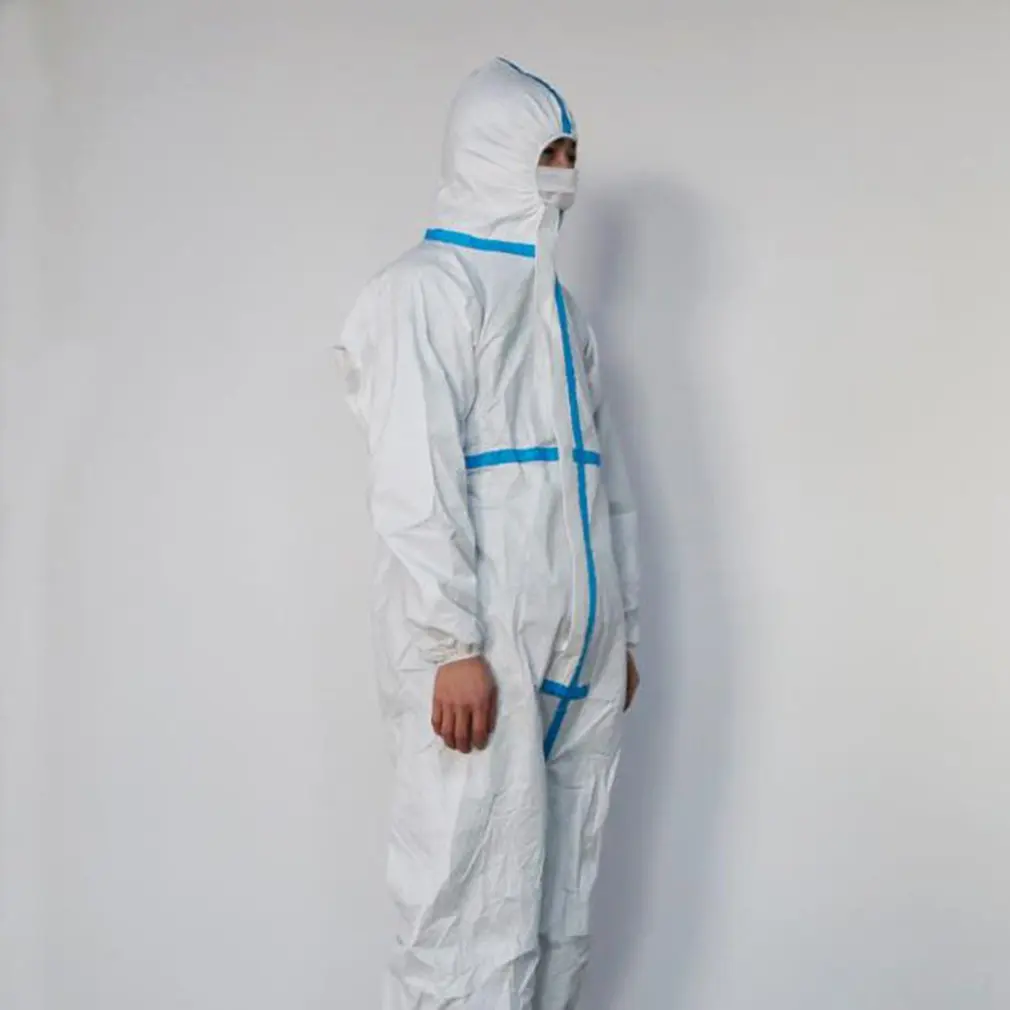 Размер L XL комбинированный одноразовый изоляционный костюм для рабочих