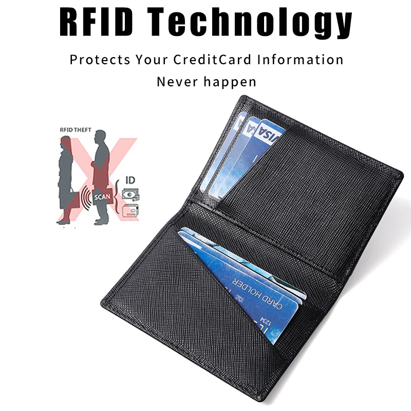 Мужской кошелек из натуральной кожи с RFID защитой и крестом в винтажном
