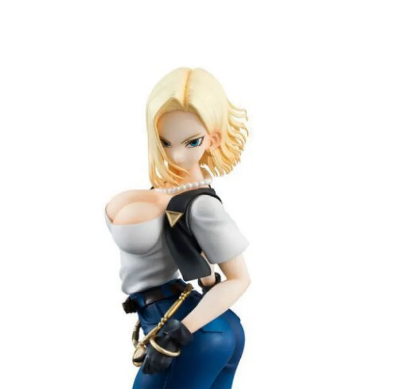 Сексуальная экшн фигурка Android 18 лазури коллекционная кукла Рождественский
