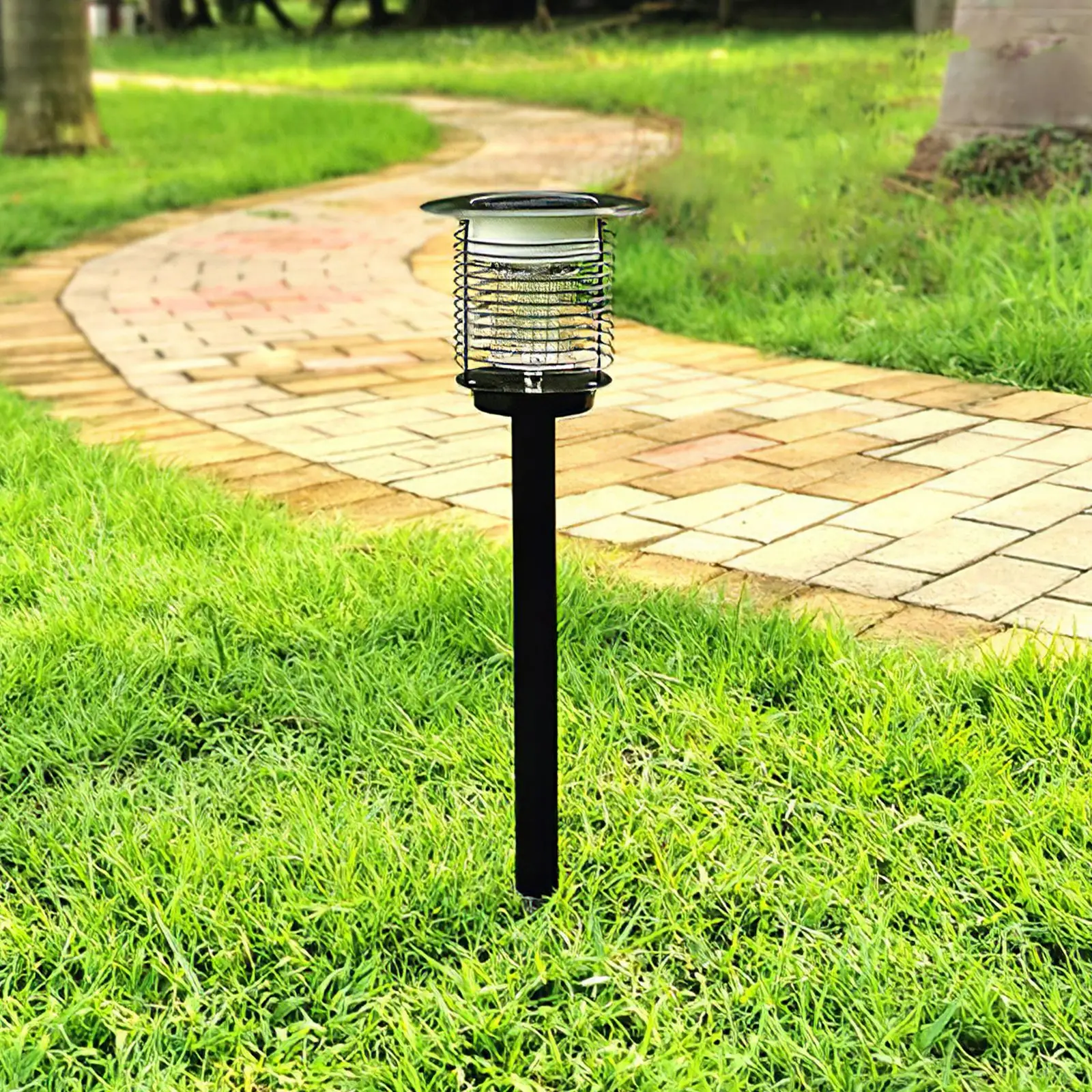 

2 In 1 Solar Powered Mosquito Killer Lamps Pest Bug Insect Killer Lamp Zapper Night Lamp Outdoor Garden Lawn Mosquito Repellent
