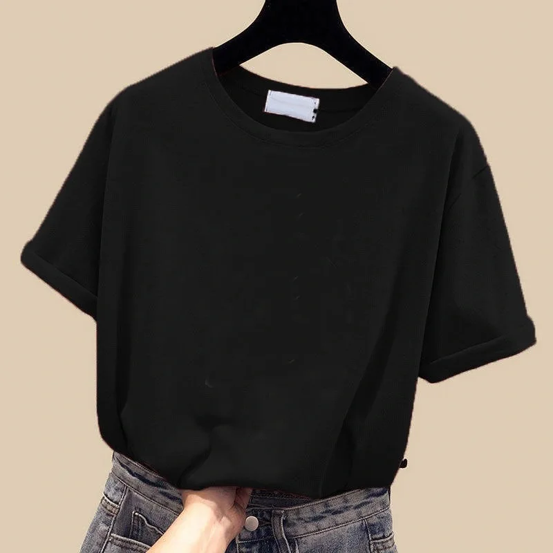 Черная Милая футболка оверсайз с графическим рисунком странные вещи Корейская