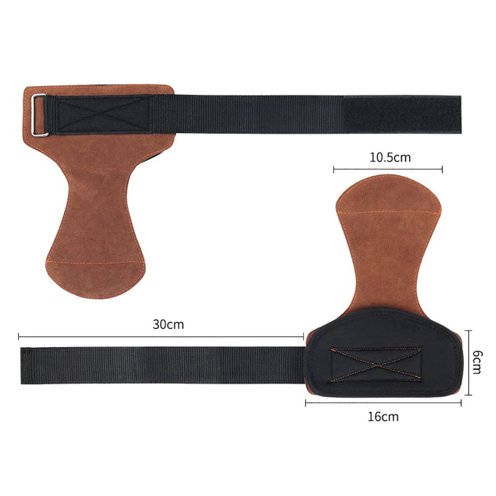 

1 Pair Faux Leather Anti-Skid Hand Grip Weight Lifting Wrist Palm Guard Gloves Fitness Equipment Accessories