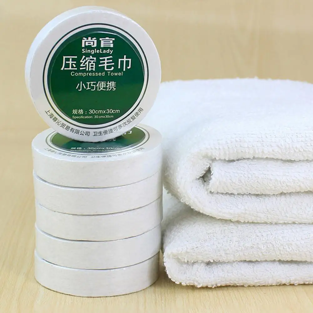 

Not Easy to Break Polyester Disposable Face Compressed Towels for Outdoor