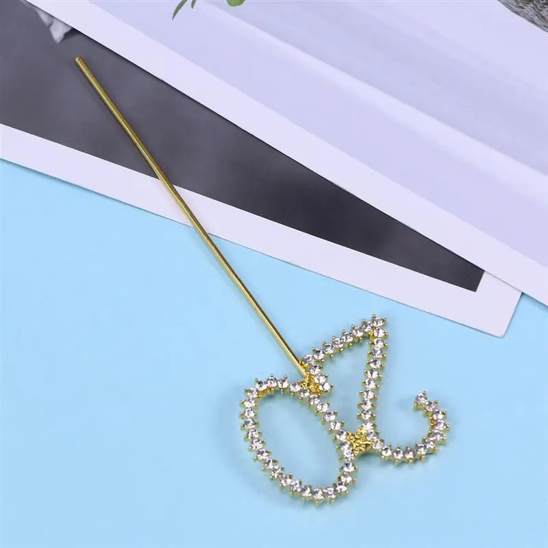 1 шт. Топпер для торта Хрустальный Блестящий сплав номер 20 день рождения 20-я