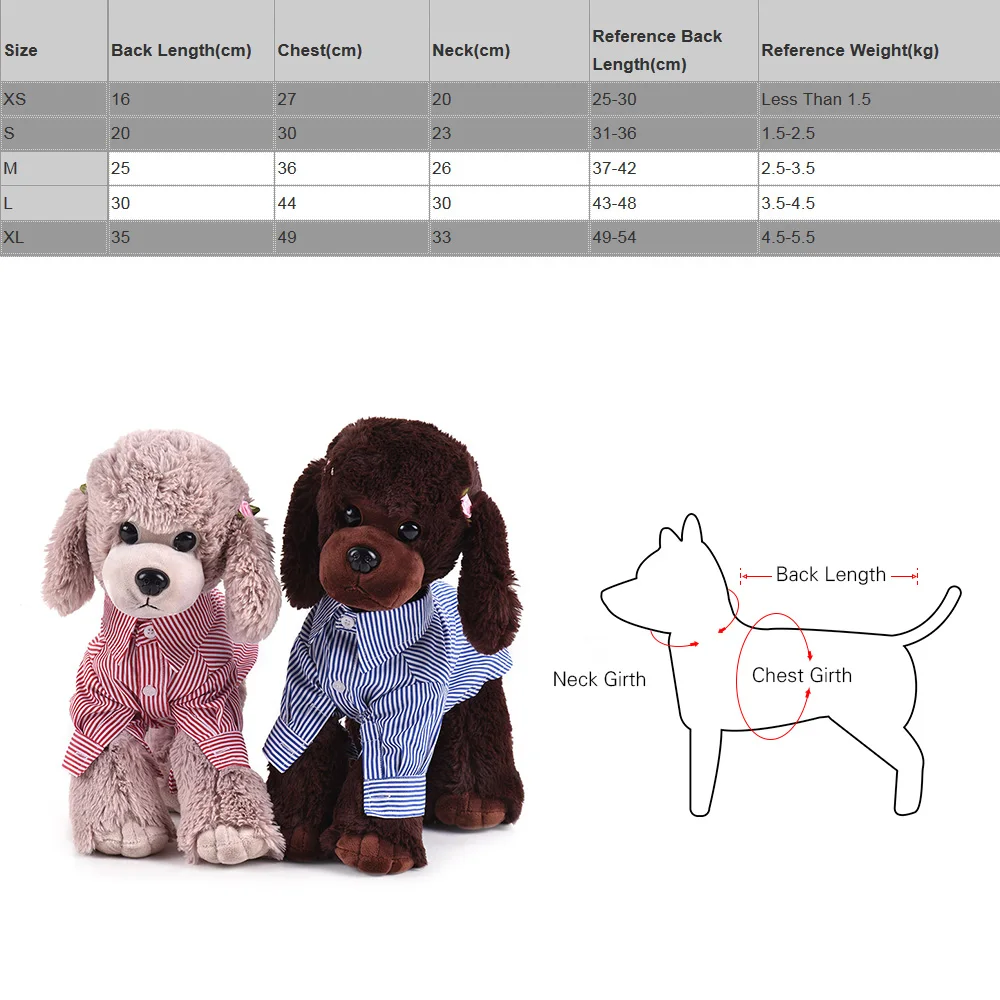 Pet Dog Clothes Premium Breathable Striped Shirt Underwear Super Cute Puppy Supplies for Soft Cotton | Дом и сад