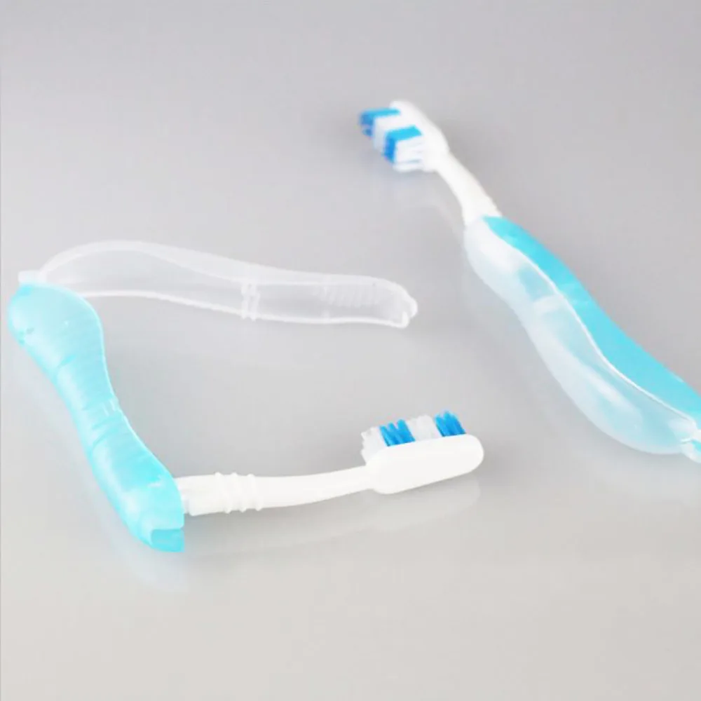 2 шт одноразовые складные зубные щетки портативные походные дорожные мягкие для