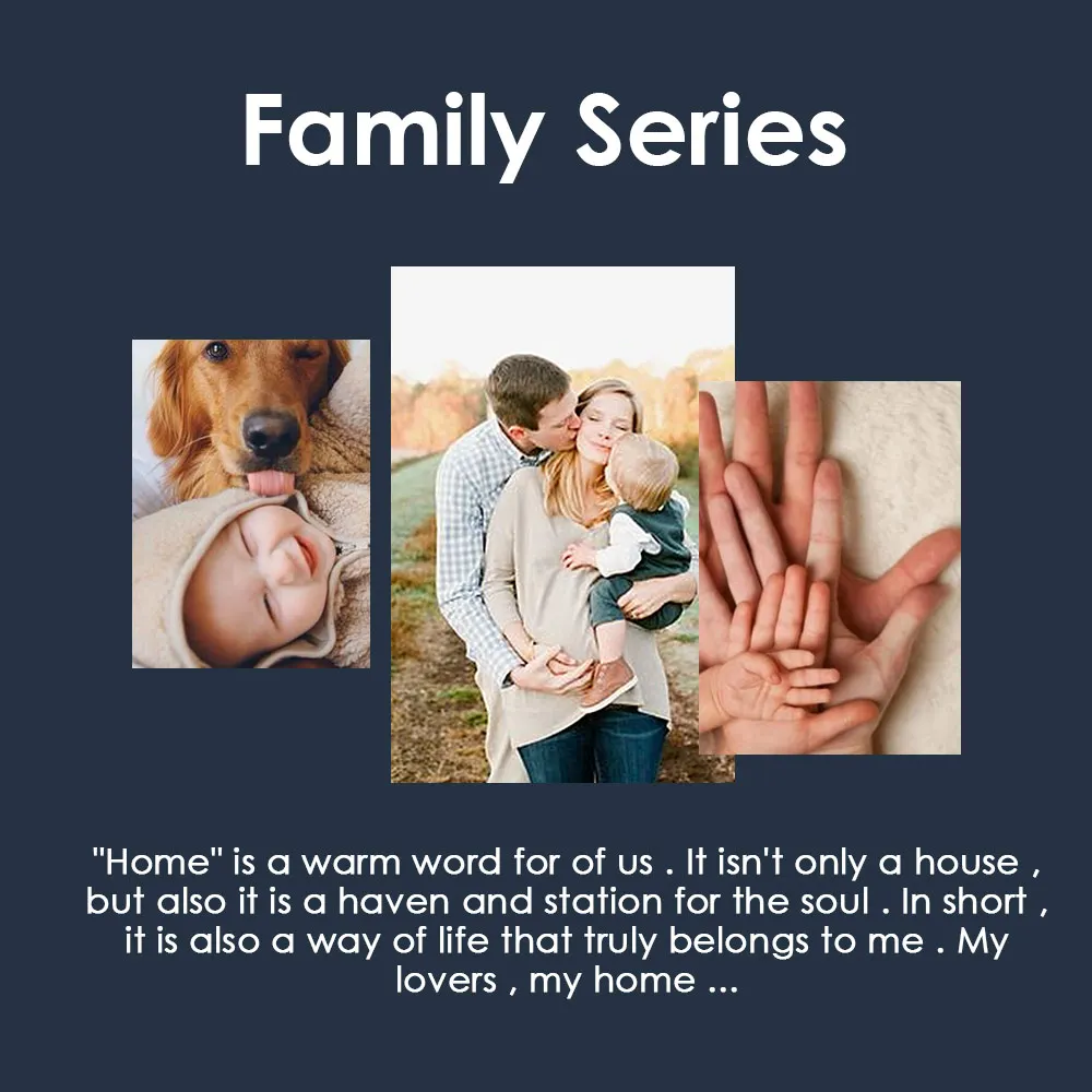 

eManco Mother&Kids Charm Custom Bracelet Not Fade Real 316L Stainless Steel Bracelet for women Adjustable Length Chain Bracelet