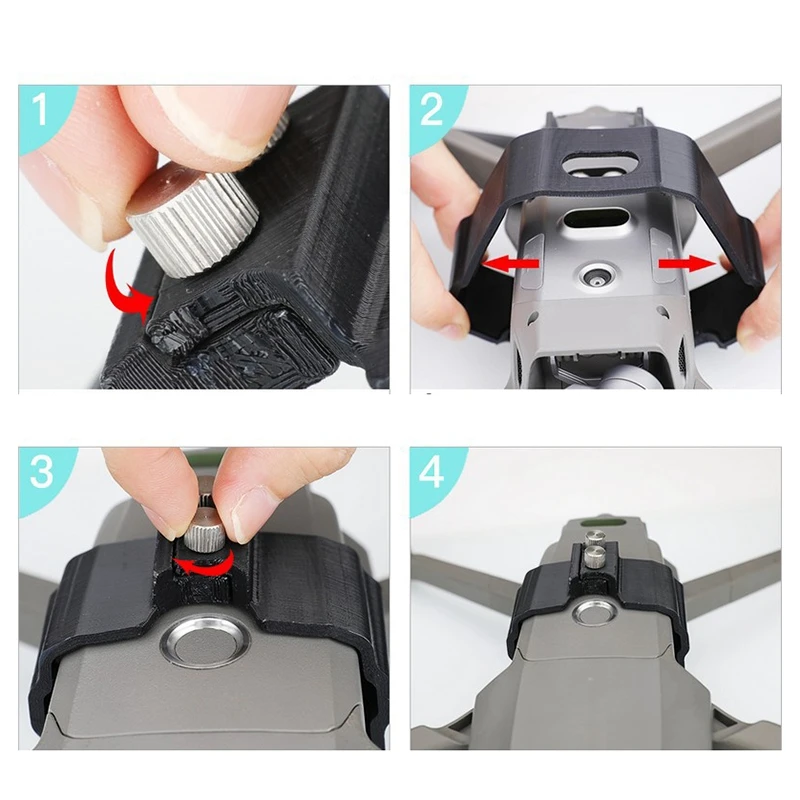 

ABS Battery Buckle Holder Anti-Separation Buckle Prop Protection Flight Holder Fixed Clip for DJI Mavic 2 Zoom Pro Drone