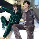 2 шт., Женская велюровая Пижама, на осеньзиму