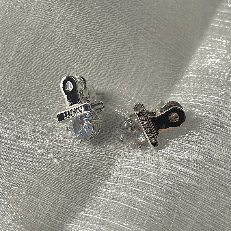 

Серьги из серебра 925 пробы, зажим для ногтей, мужской высококлассный уличный стиль с алмазными шипами, новинка 2021, индивидуальные модные укр...