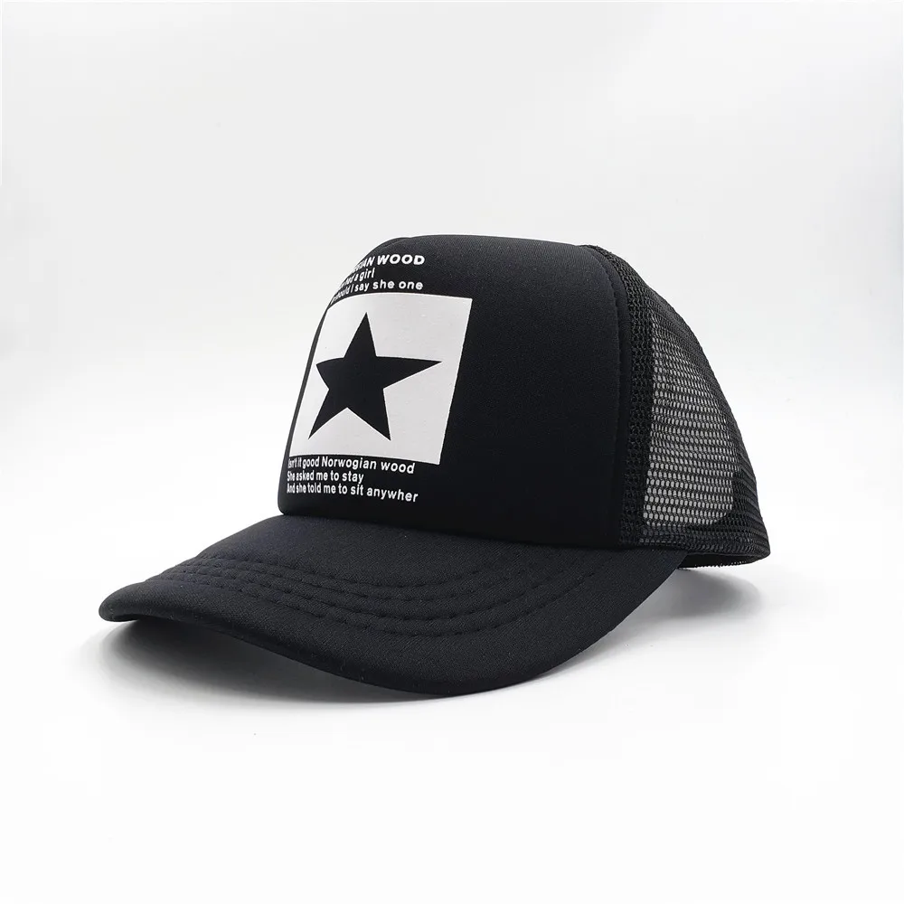 Модная брендовая бейсболка с пентаграммой женская уличная дышащая мужская и