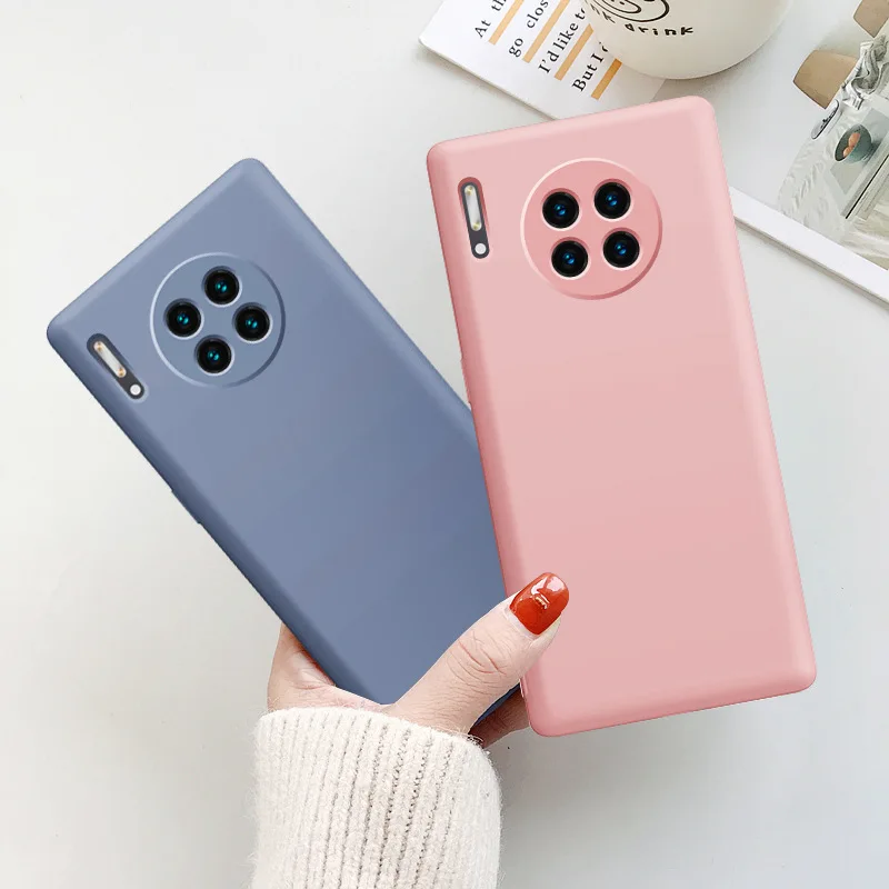 Роскошный тонкий мягкий чехол POBLU карамельного цвета для телефона Huawei Mate30 Mate20 P30