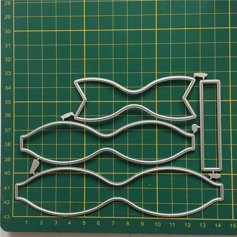 Металлический Трафаретный вырубной штамп Простой бантом Новинка для украшения