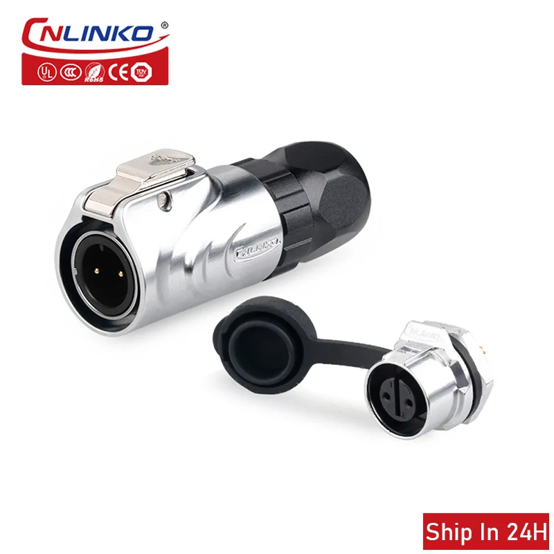 

Cnlinko LP12 IP67 Waterproof 2 3 4 5 6 7pin DC Power Signal Connector Industrial Aviation Male Plug Female Socket Free Shipping