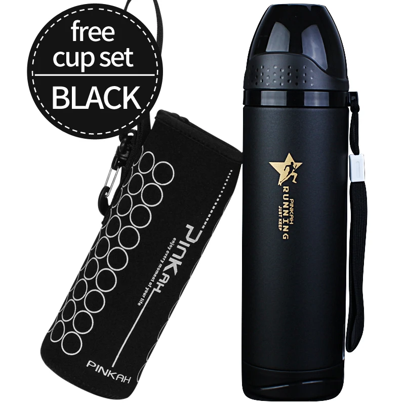 

Pinkah 500ML 304 stainless stee hot water flaskl portable Bullet thermos Cup Thermo Vacuum Flask thermoses Travel water bottle