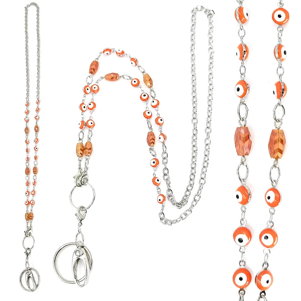 Fashion Beaded Necklace Lanyards for Women Crystal Stainless Steel Chain ID Card Badge Holder Jewelry Clip Key Holder Lanyard
Fashion Beaded Necklace Lanyards for Women Crystal Stainless Steel Chain ID Card Badge Holder Jewelry Clip Key Holder Lanyard