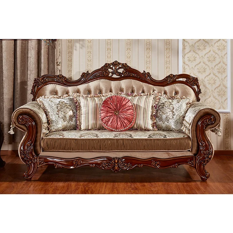 Высокое качество Европейский антикварный диван для гостиной мебель WA546 | Мебель