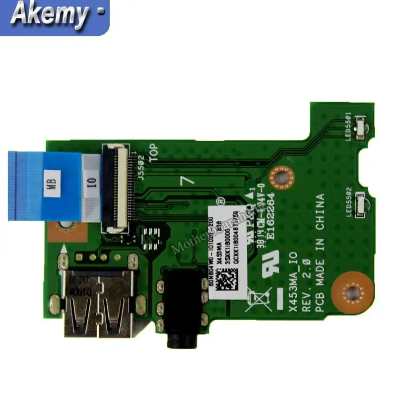 NEW!original for asus X553M X553MA X503M F503M F553M D553M K553M IO BOARD USB audio board | Laptop Repair Components