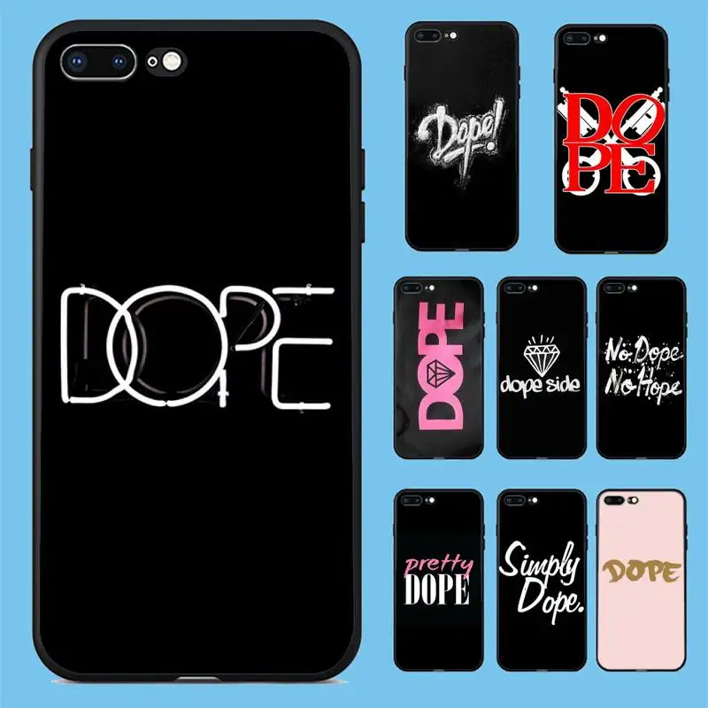 

No Dope NO Hope Phone Case For Iphone 11 12 Pro Max X 6 6s 7 8 Plus XS XR 12mini Se 2020 Phone Cases