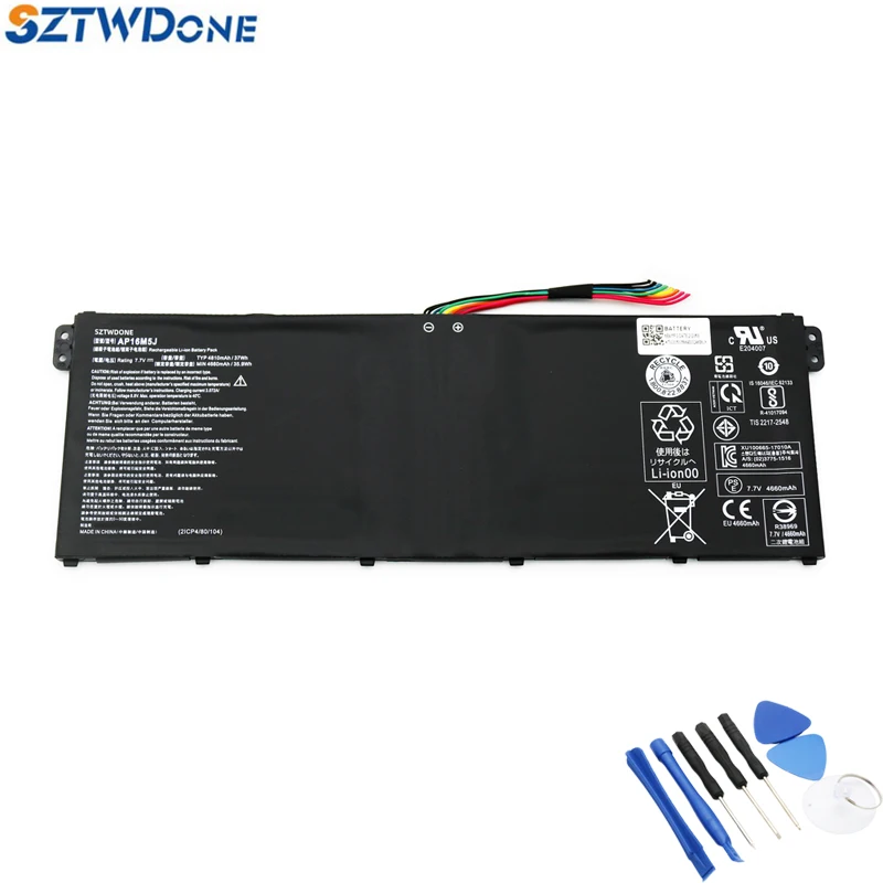 

SZTWDONE AP16M5J Laptop Battery for Acer Aspire 1 A114-31 A114-32 A314-31 A314-32 A314-33 A315-21 A315-51 A515-51 ES1-523 N17Q4