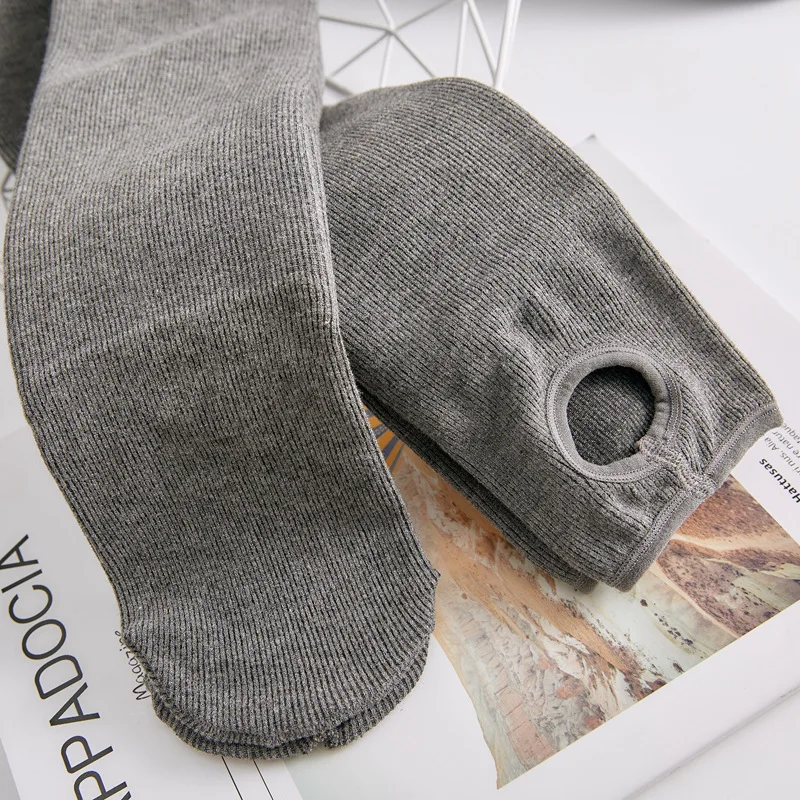 Теплые зимние хлопковые колготки с высокой эластичной талией толстые Женский