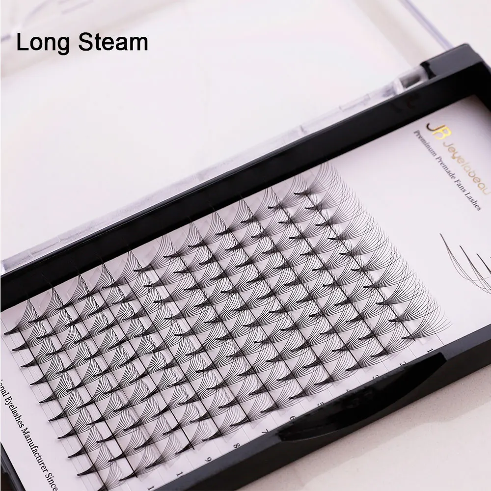 

10D/12D Long Spiky Steam Premade Fans Pointry Base Russian Volume False Eyelashes 10mm 15mm 16mm Grafting Eyelash Extensions