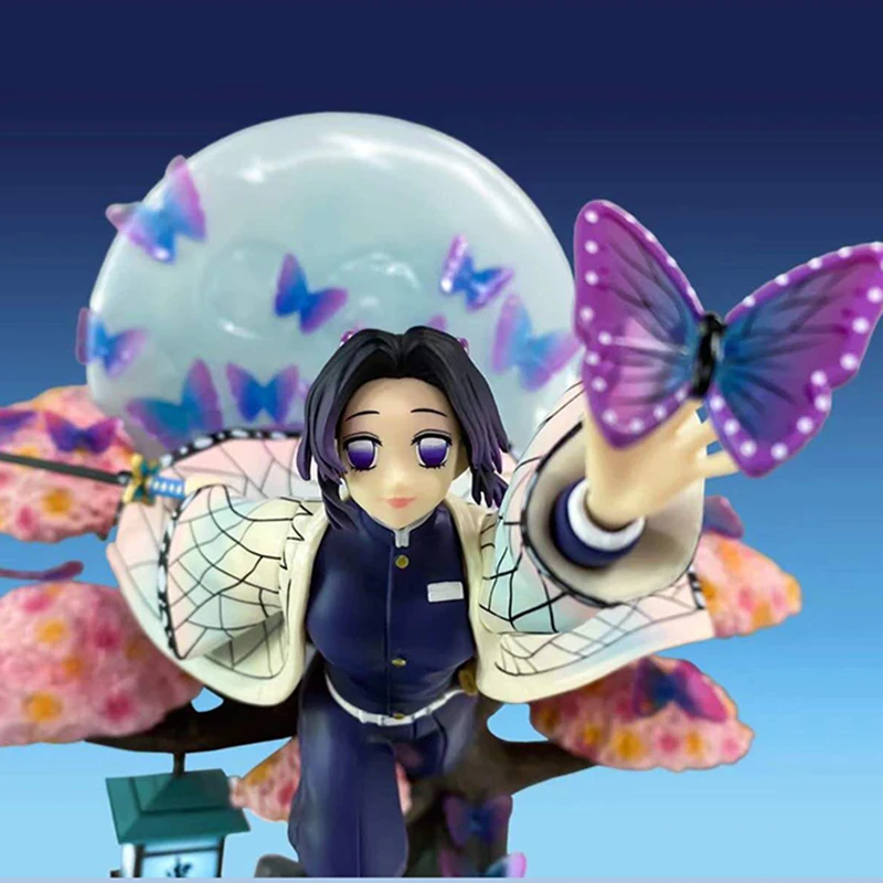 Экшн-фигурки из ПВХ для девочек Коллекционная модель кукла Kochou Shinobu подарок