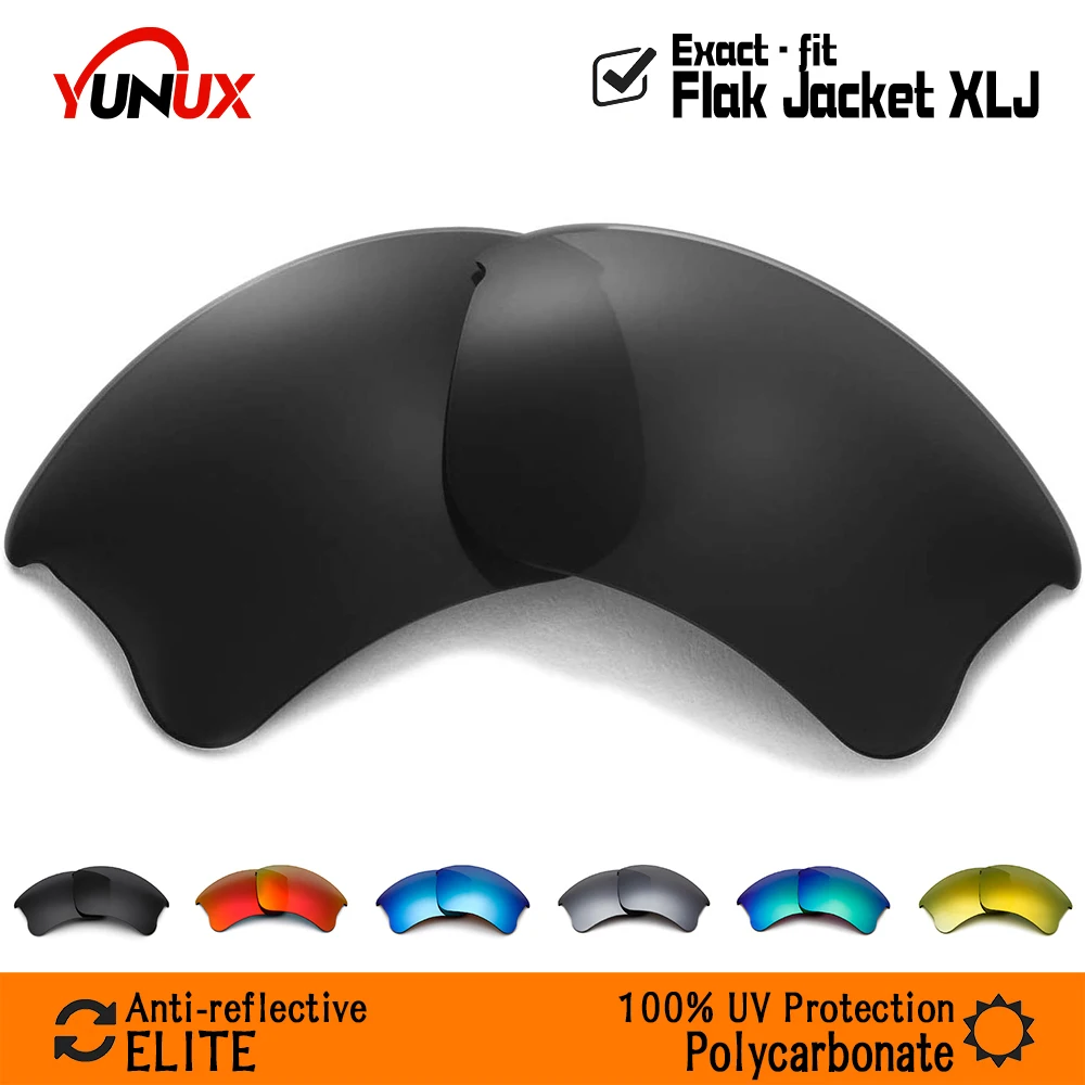 YUNUX Elite поликарбонатные фотообои для Oakley Flak Jacket XLJ Glasses (Только Совместимые линзы)-в