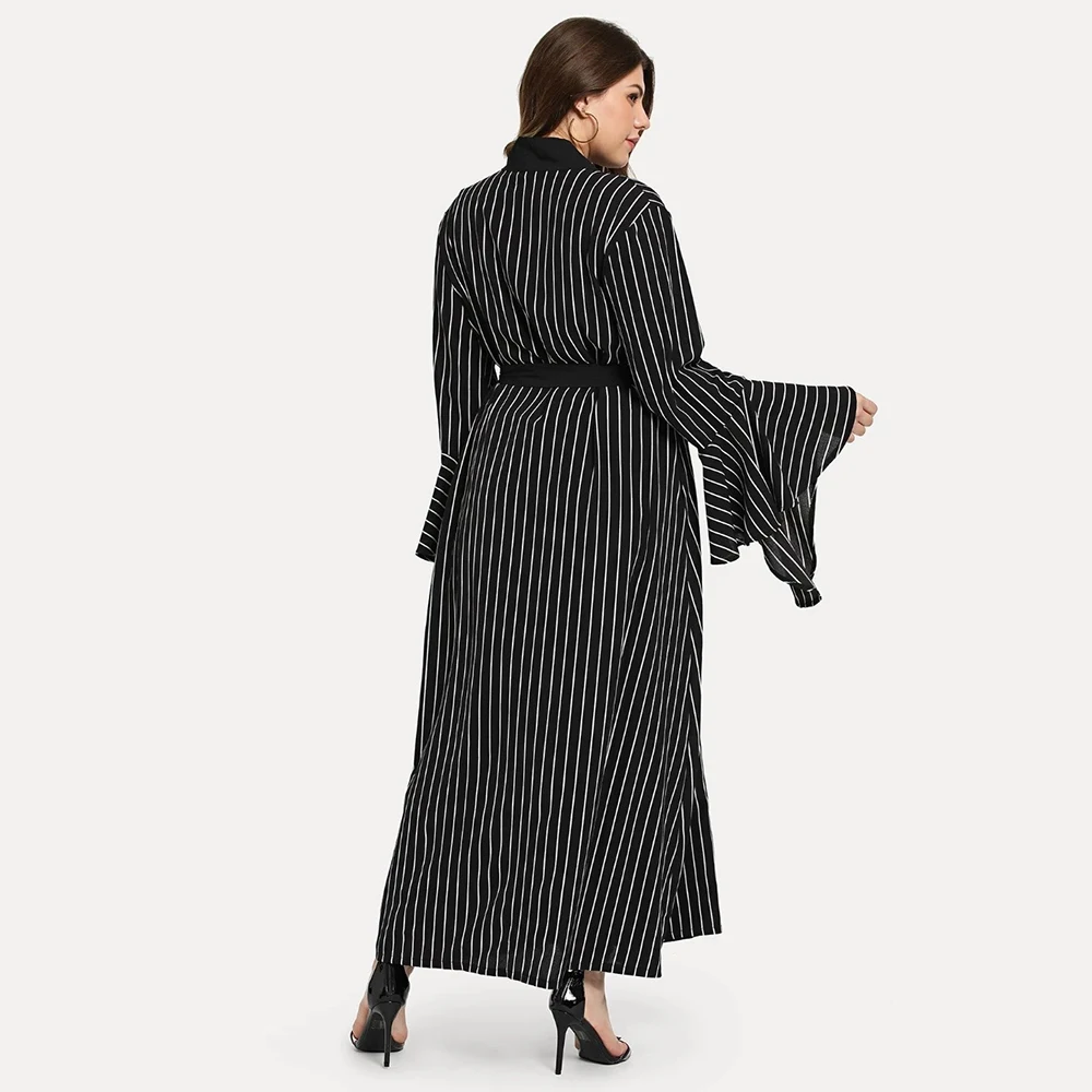 Рамадан ИД Мубарак размера плюс Абая кафтан Дубай кимоно кардиган Турция хиджаб