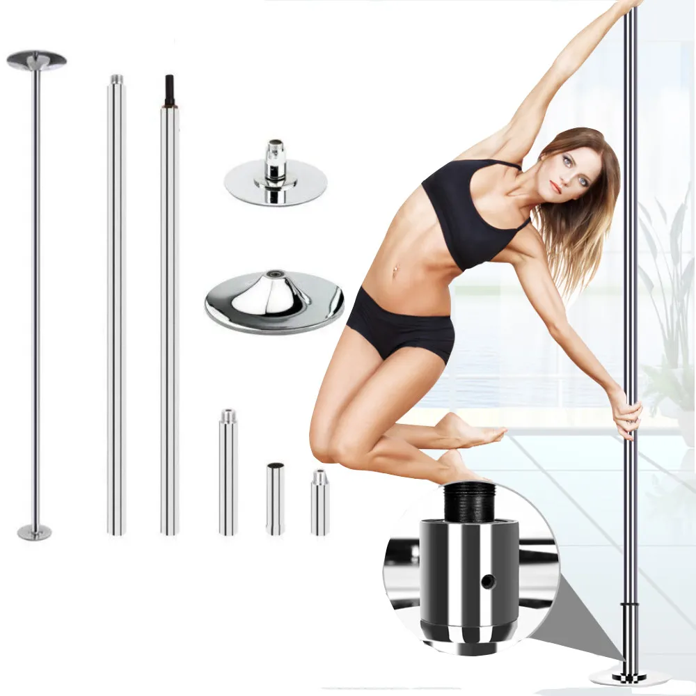 1 набор 45 мм вращающаяся трубка для танца шеста Базовая Нижняя ручная установка