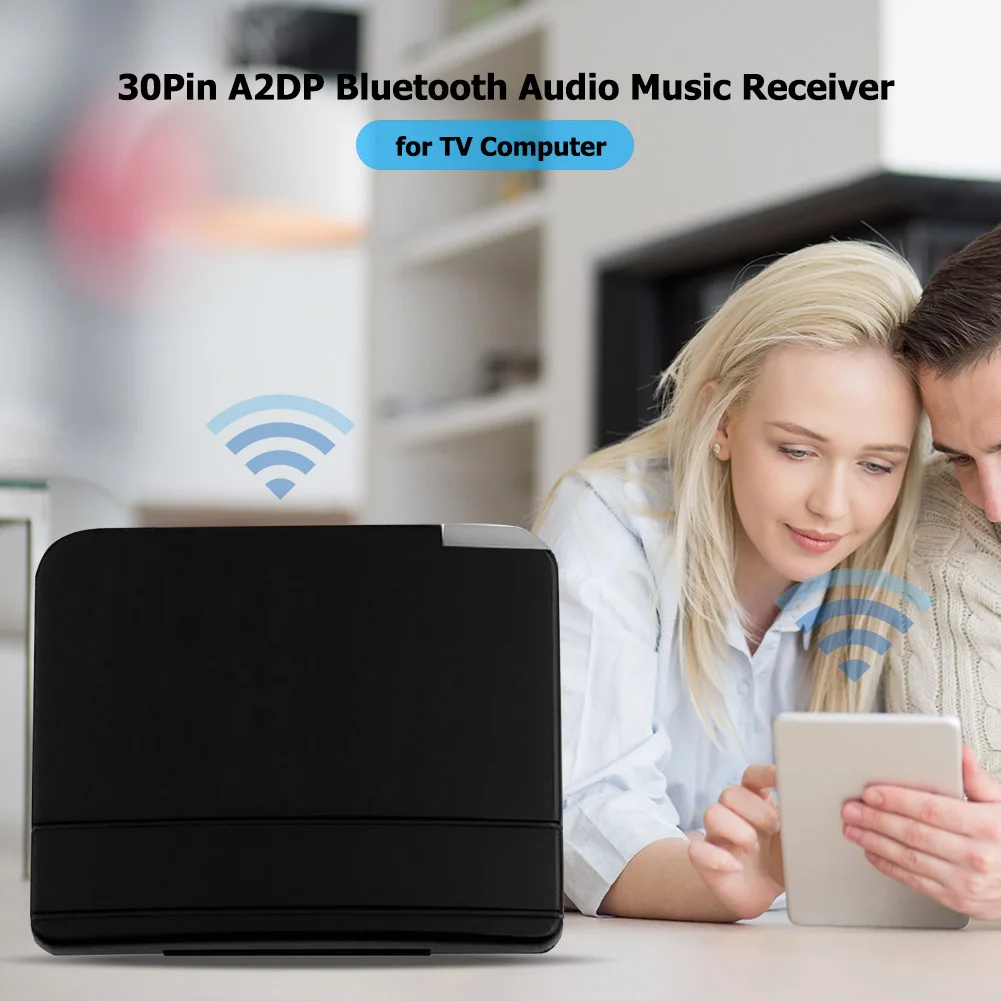 Bluetooth v2.0 A2DP музыкальный приемник адаптер удобный практичный дизайн 30 Pin док