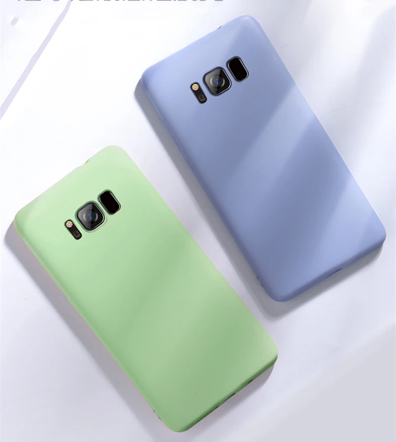 Жидкий силиконовый чехол для samsung Galaxy A90 A60 A70 A80 A50 A50S A40 A30 A30S A20e A10 A9 A7 A6 J4 J6 плюс мягкие тонкие чехлы