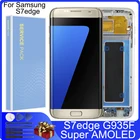 ЖК-дисплей 5,5 дюйма Super AMOLED для SAMSUNG Galaxy S7 Edge G935F G935, ЖК-дисплей с сенсорным экраном и дигитайзером в сборе, Замена с рамкой
