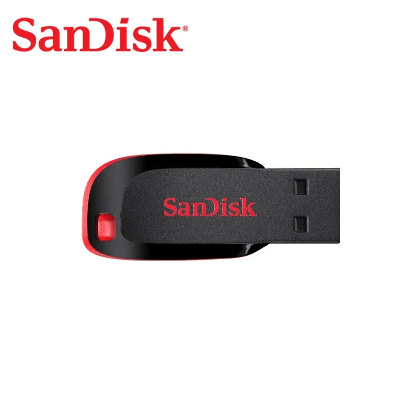 100% двойной флеш накопитель SanDisk USB flash drive 64 Гб 128 ГБ usb 2 0 CZ50 флэш диск карту памяти с