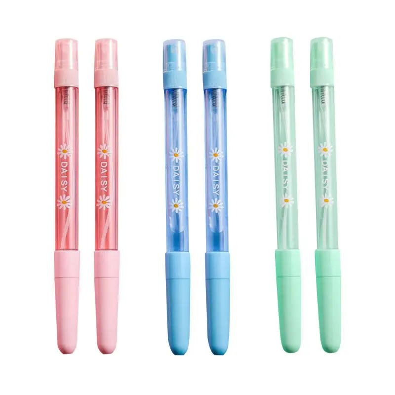 

6pcs/set Creative Spray Gel Pen Perfume Disinfectant Alcohol Sanitizer Refillable Spray Neutral Pen Student Travel Office HCCY