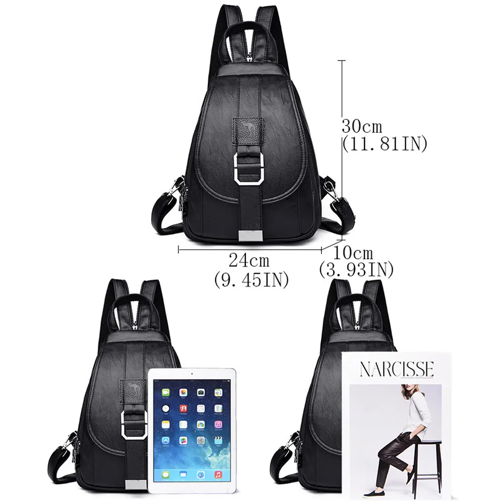 Лидер продаж 2019 женские кожаные рюкзаки винтажная сумка через плечо для