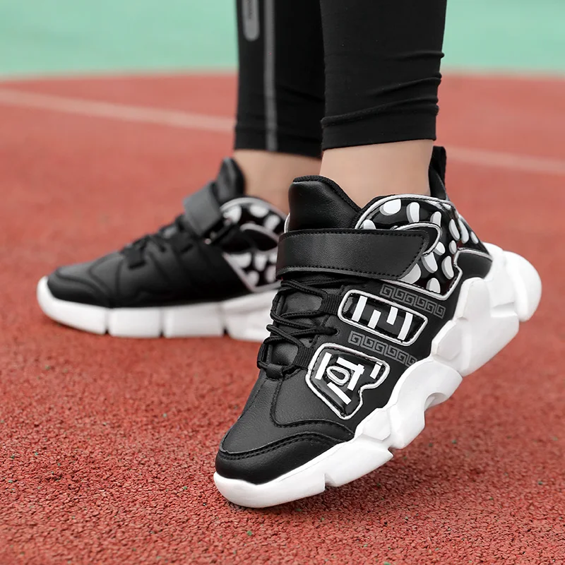 Autumn Winter New Letter Printing Shoes for Boys and Girls Korean Kids Basketball Running Tricolor 28-39 | Спорт и развлечения