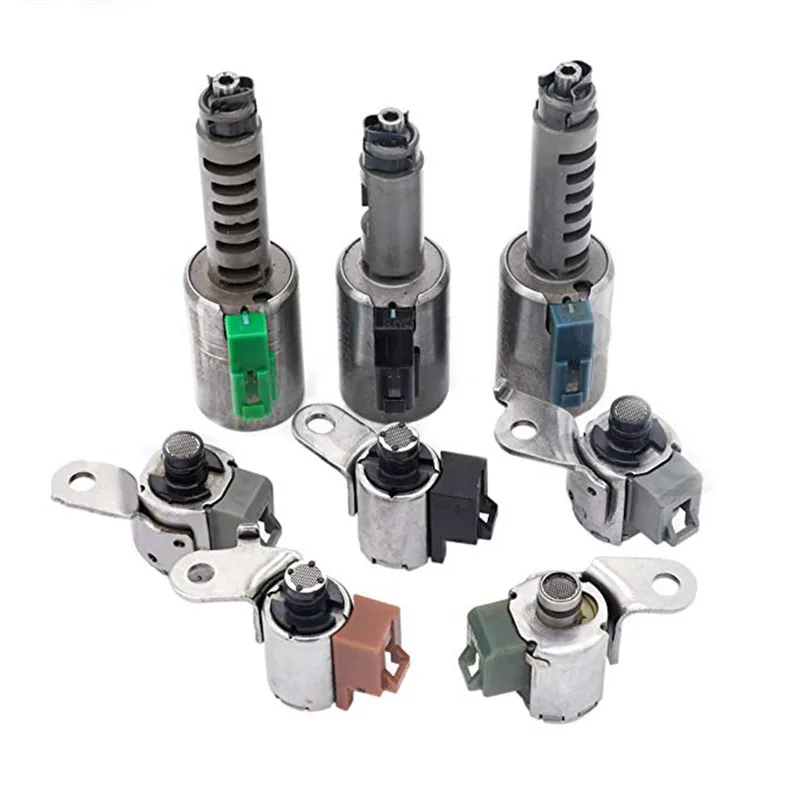 Transmission 8 шт. соленоиды Набор для AW55-50SN AW55-51SN AF33-5 AW235 RE5F22A коробка передач электромагнитный клапан для Volvo Saab Alfa Chevy - Цвет: Transmission
