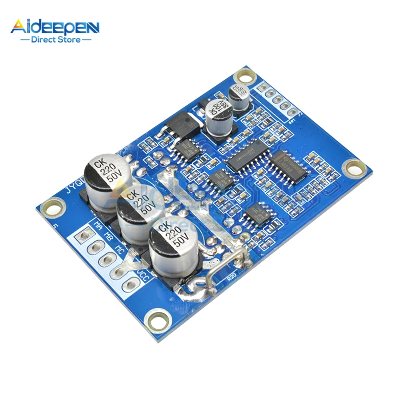 

DC 12V 24V 36V 500W PWM DC Brushless Motor Controller No Hall Motor Balancing Automotive Balanced BLDC Car Driver Control Board