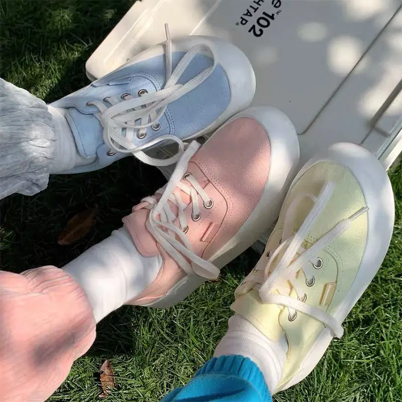 

Deeptown Women's Sports Shoes Sneakers Kawaii Lolita Running 2021 Fashion Casual Cute Spring Flats Harajuku Tennis Dropshipping