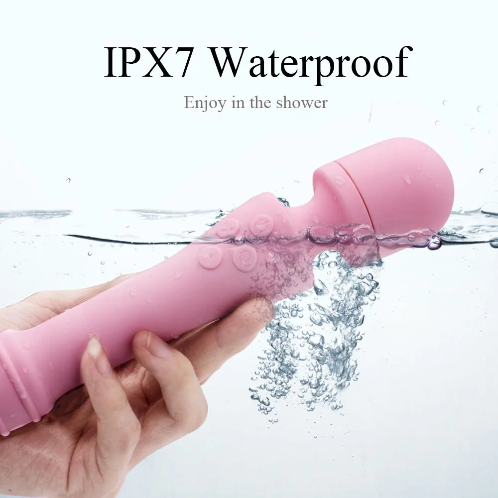 Двухголовый нагревательный вибратор-фаллос EXVOID AV Stick для массажа точки G вагинально у женщин. Волшебная палочка для секс-игрушек.