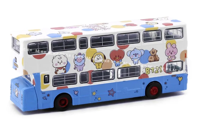 1:110 BT21 автобусная модель автомобиля из сплава металлические игрушки для детей