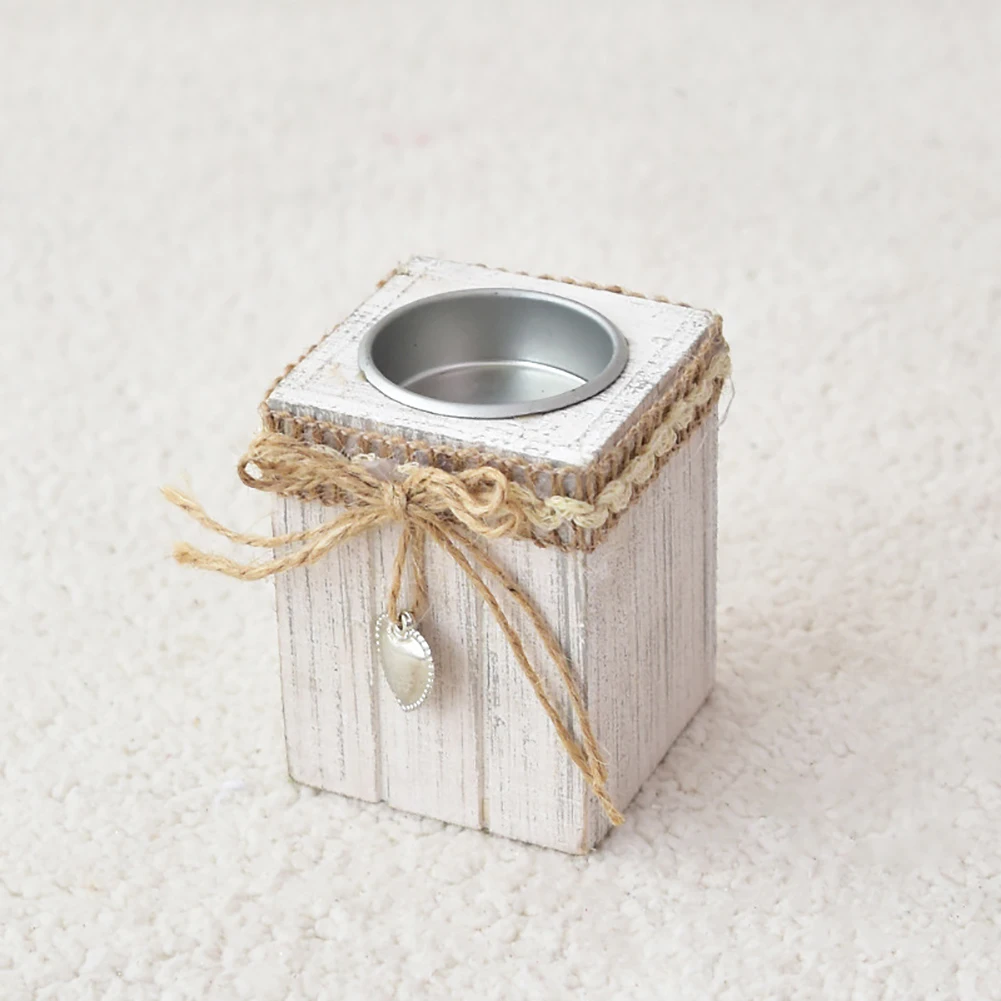 Романтический свадебный маленький декоративный подсвечник для дома Винтажный