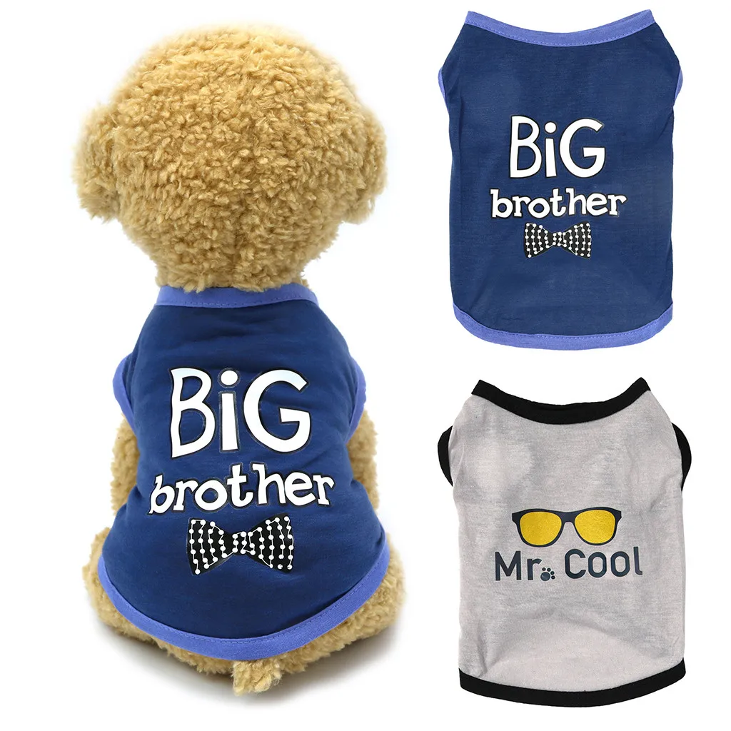 

Pet Dog Letter Printing Print T Shirt Polar Puppy Coat Pets Cat Warm Clothes Coat For Small Medium Dogs Puppy Print T Shirt