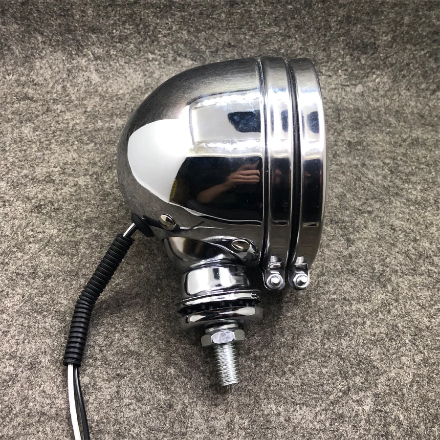 Универсальный хромированный металлический фонарь для Мотоцикла Suzuki Ducati Choppers